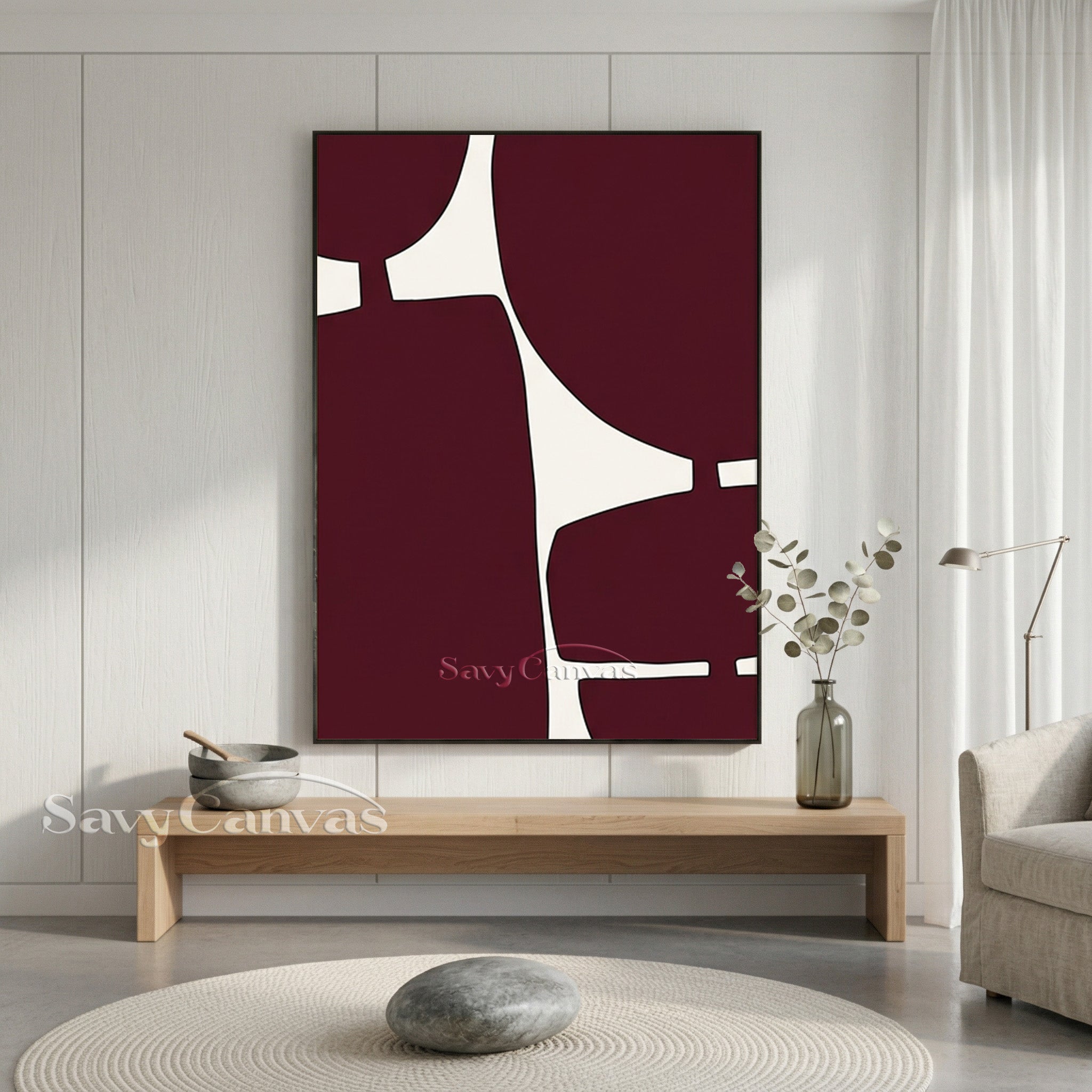 Bold Minimalist Painting | Modern Abstract Wall Art #AA 505