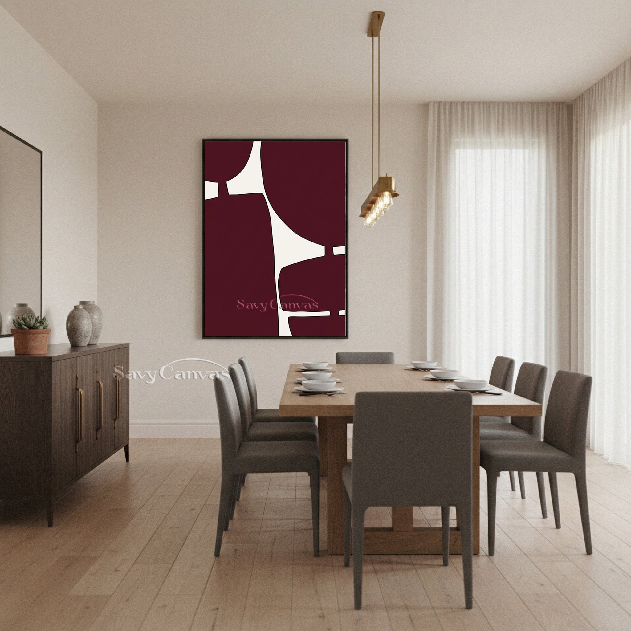 Bold Minimalist Painting | Modern Abstract Wall Art #AA 505