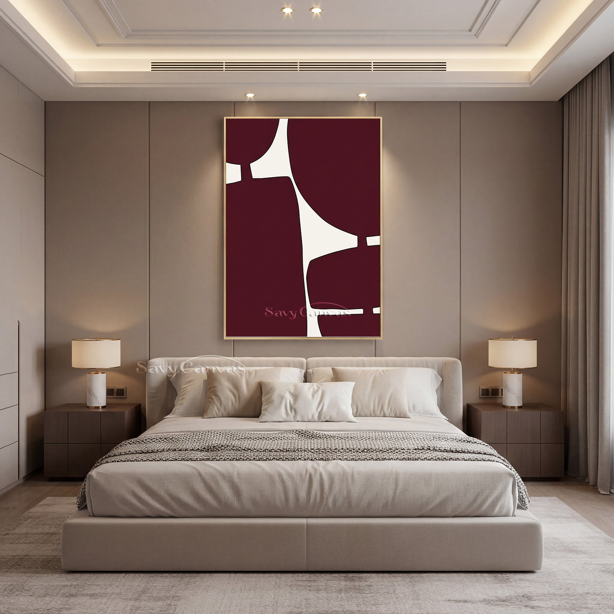 Bold Minimalist Painting | Modern Abstract Wall Art #AA 505