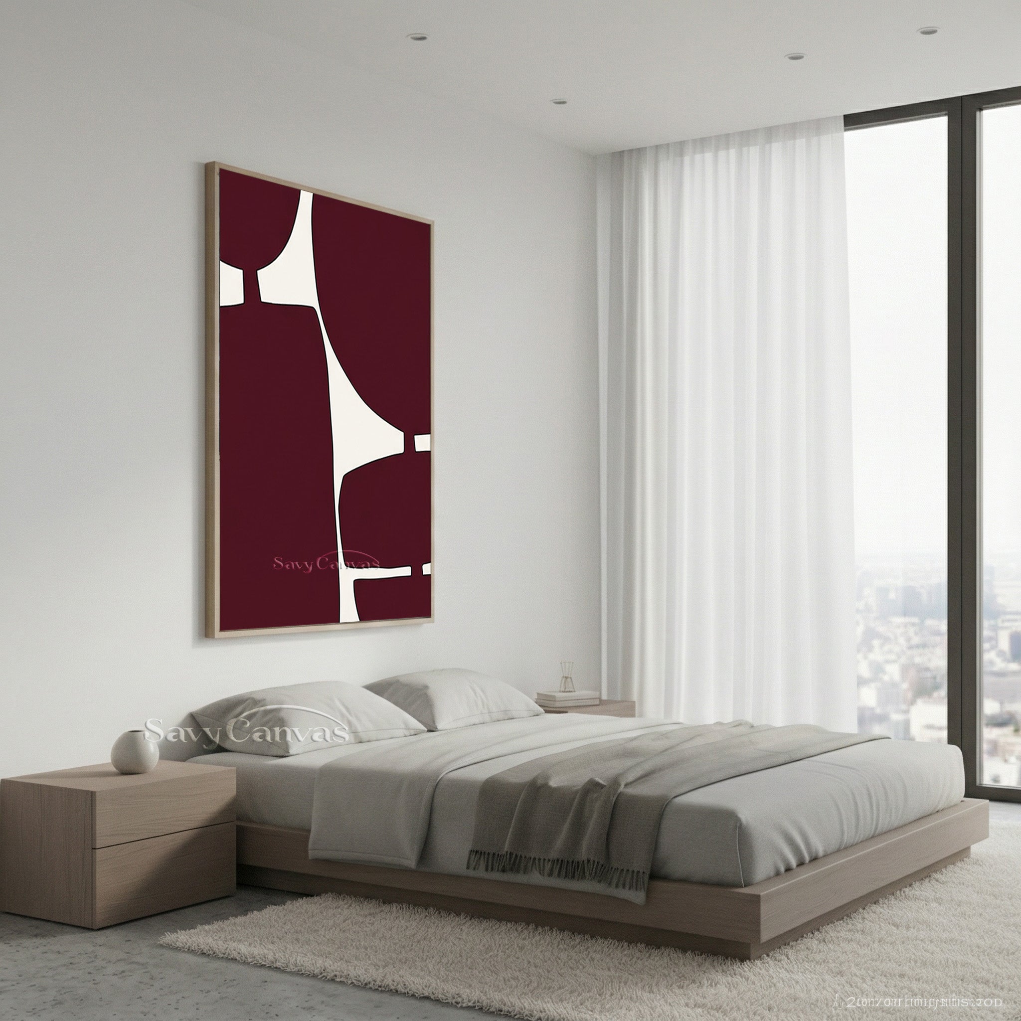 Bold Minimalist Painting | Modern Abstract Wall Art #AA 505