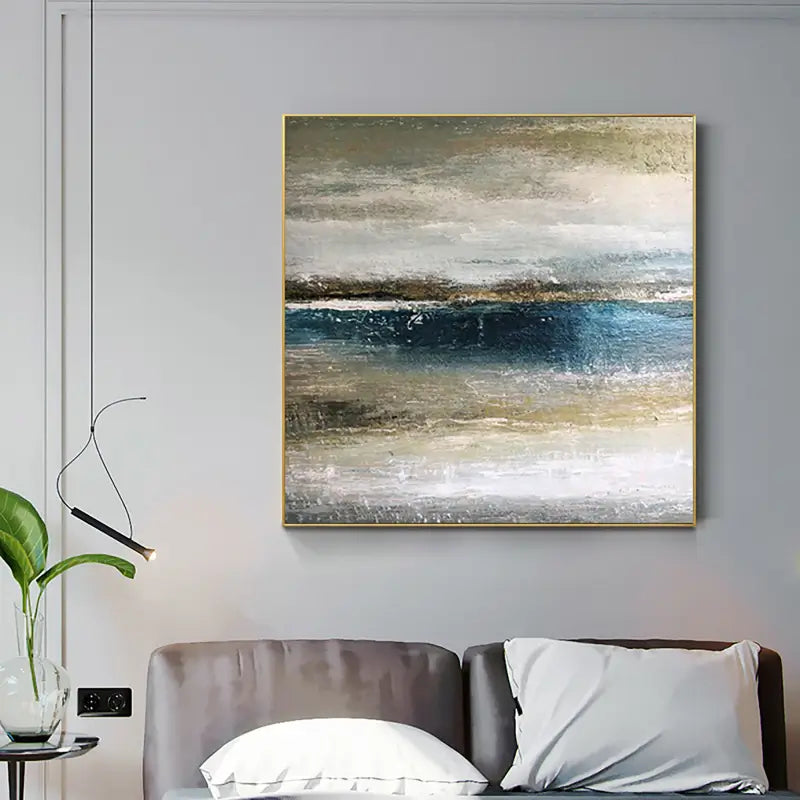Abstract Horizon Painting – Modern Art for Living Room #JJ 285