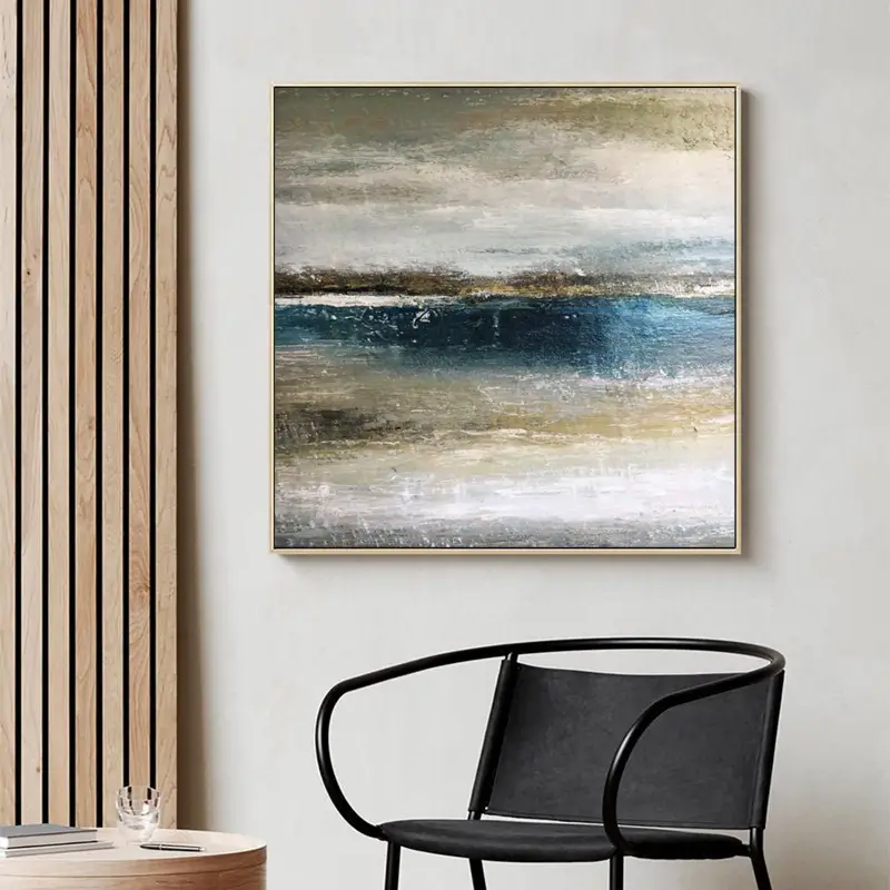 Abstract Horizon Painting – Modern Art for Living Room #JJ 285