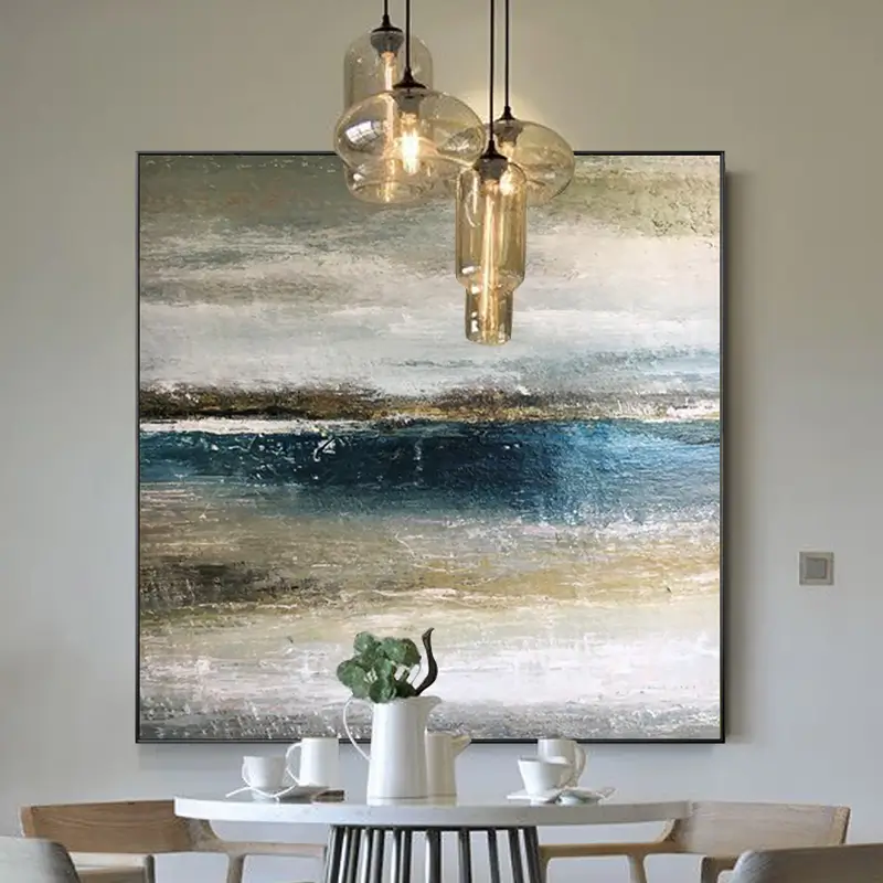 Abstract Horizon Painting – Modern Art for Living Room #JJ 285