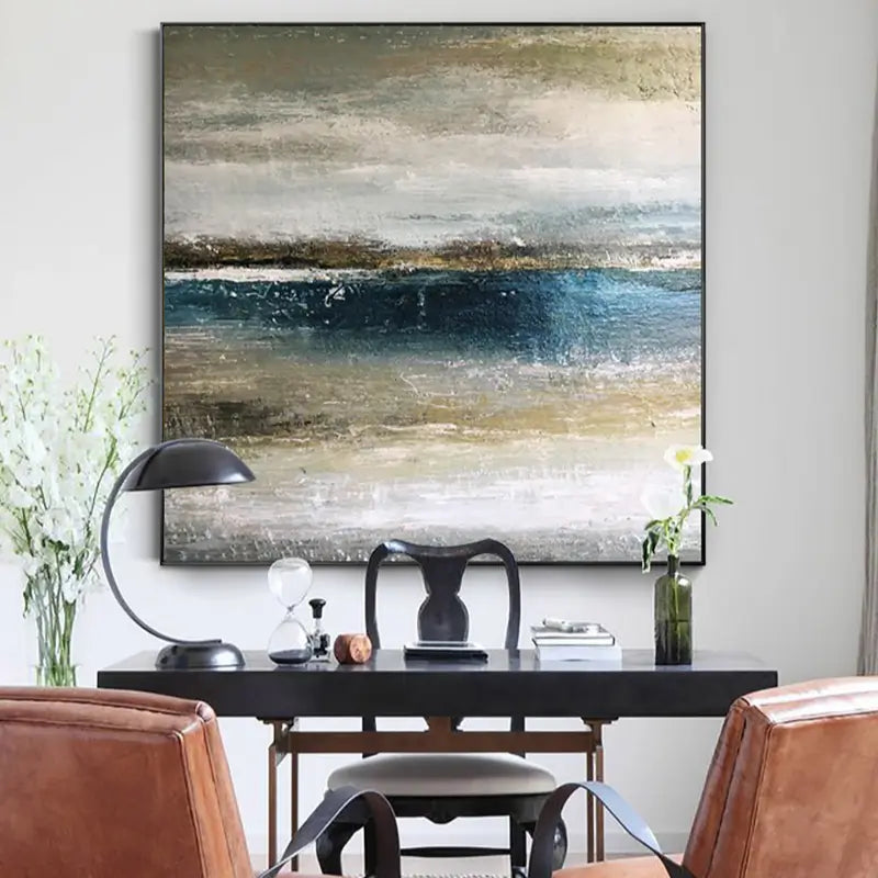 Abstract Horizon Painting – Modern Art for Living Room #JJ 285