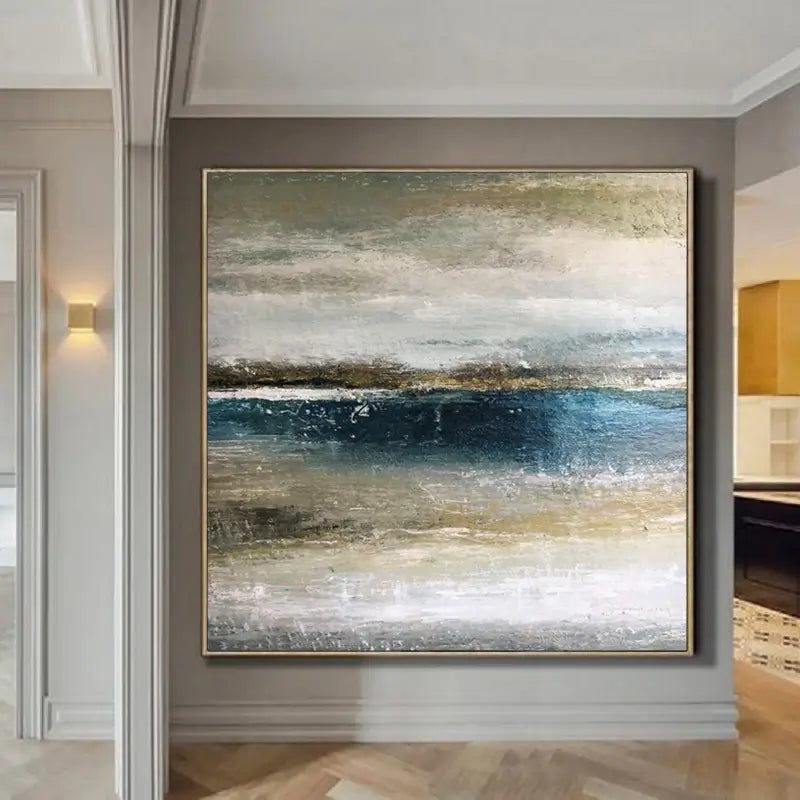 Abstract Horizon Painting – Modern Art for Living Room #JJ 285