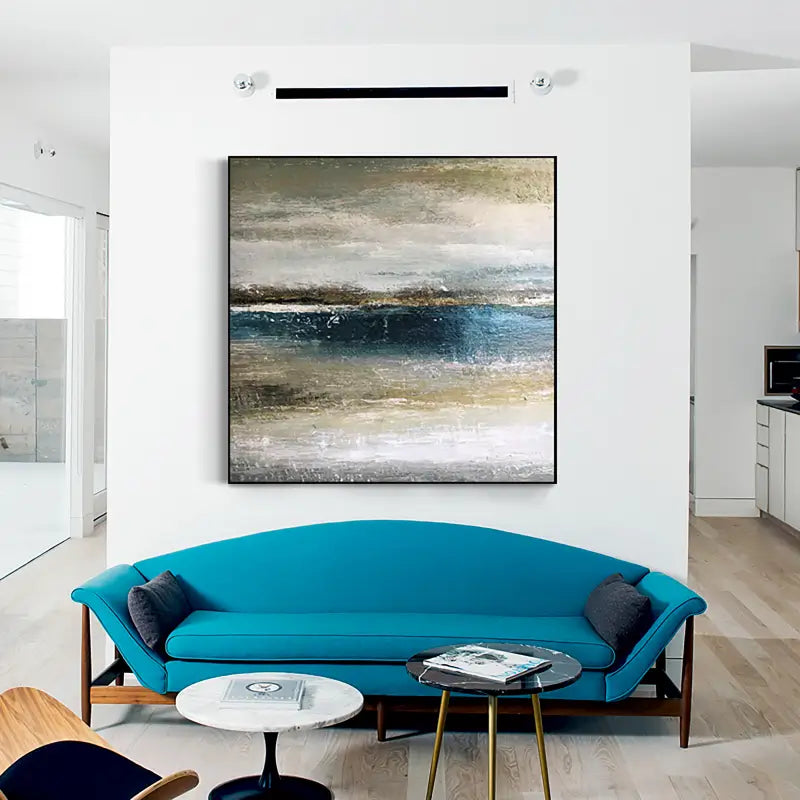 Abstract Horizon Painting – Modern Art for Living Room #JJ 285