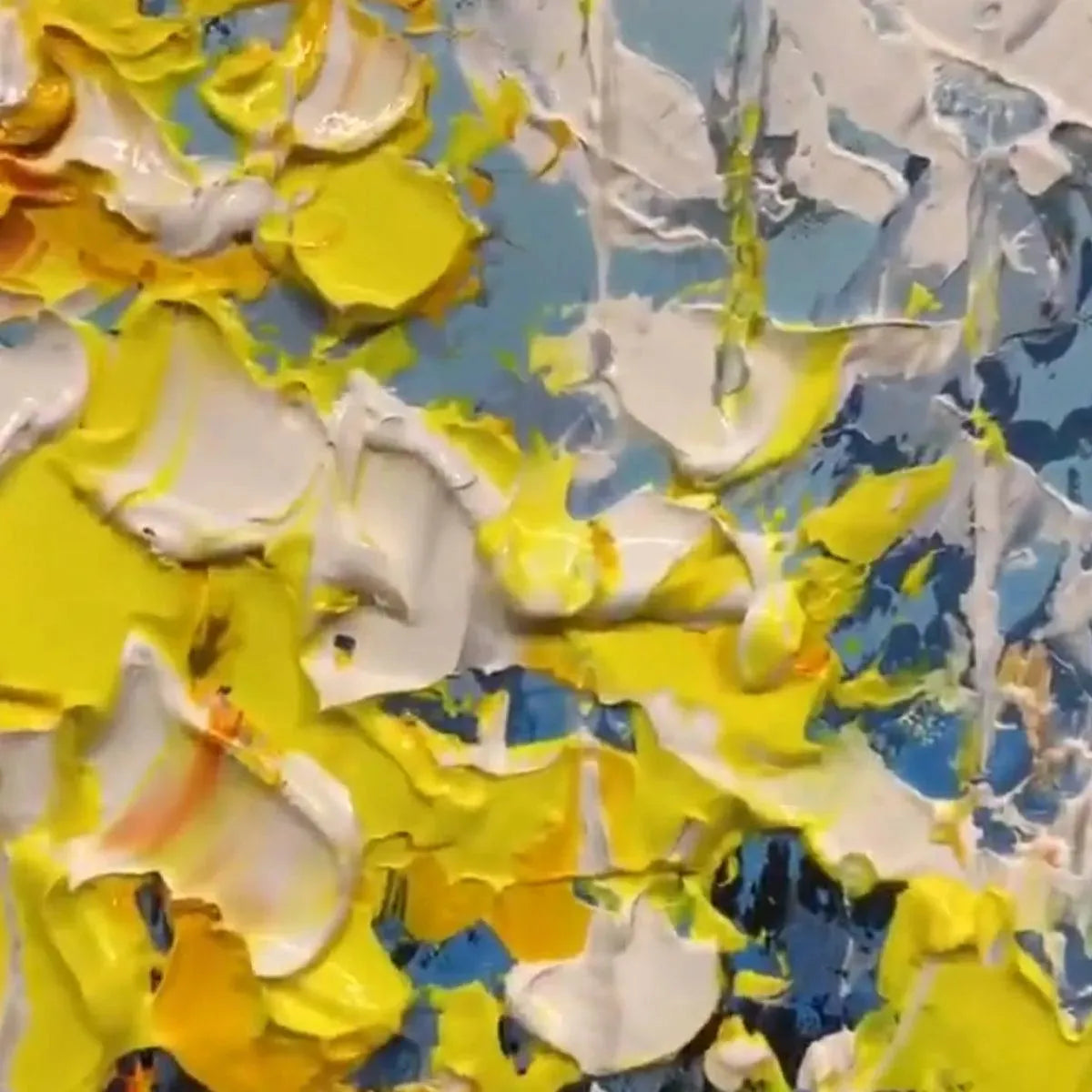 Vibrant Abstract Forest Art | Colorful Landscape Painting #AA 275