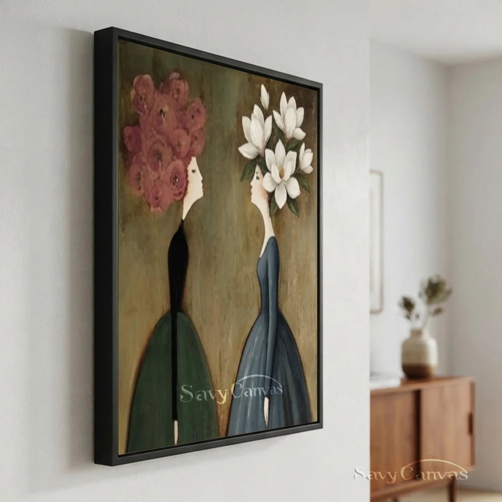 Abstract Expressionist Figural Oil Painting #SS 291