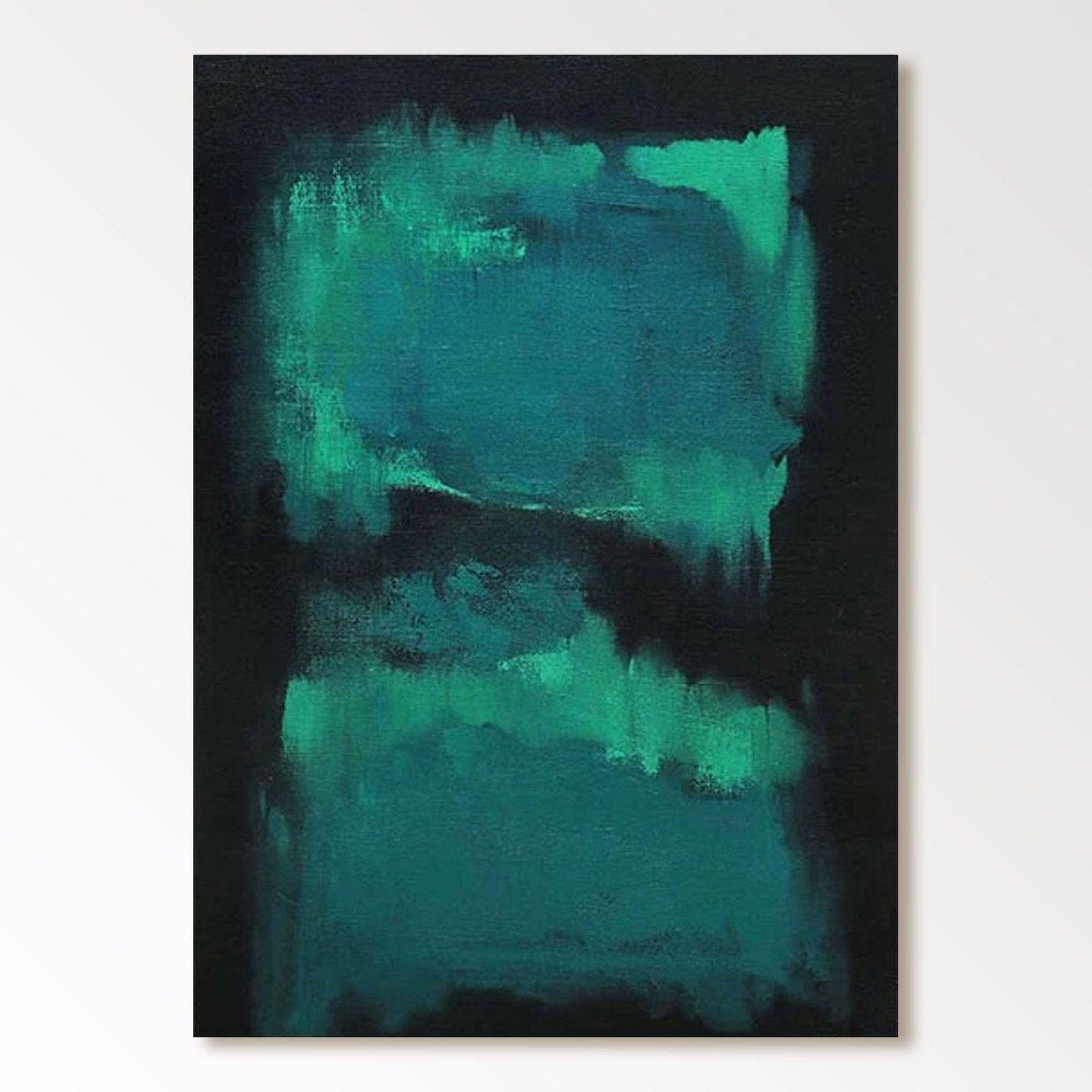 Original Teal Green Abstract Art for Living Room # TC 152