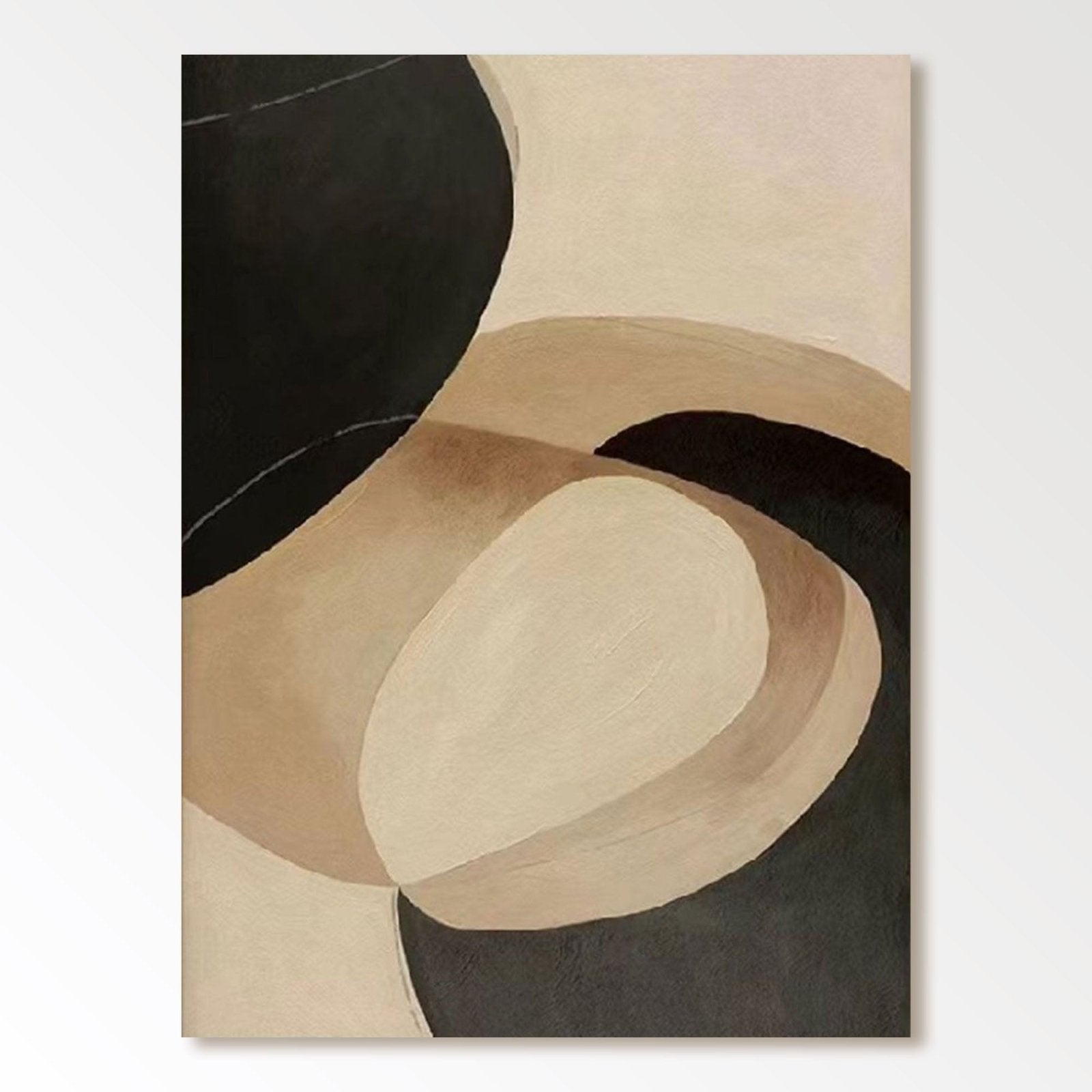Abstract Neutral Painting - Modern Wall Art # TC 153