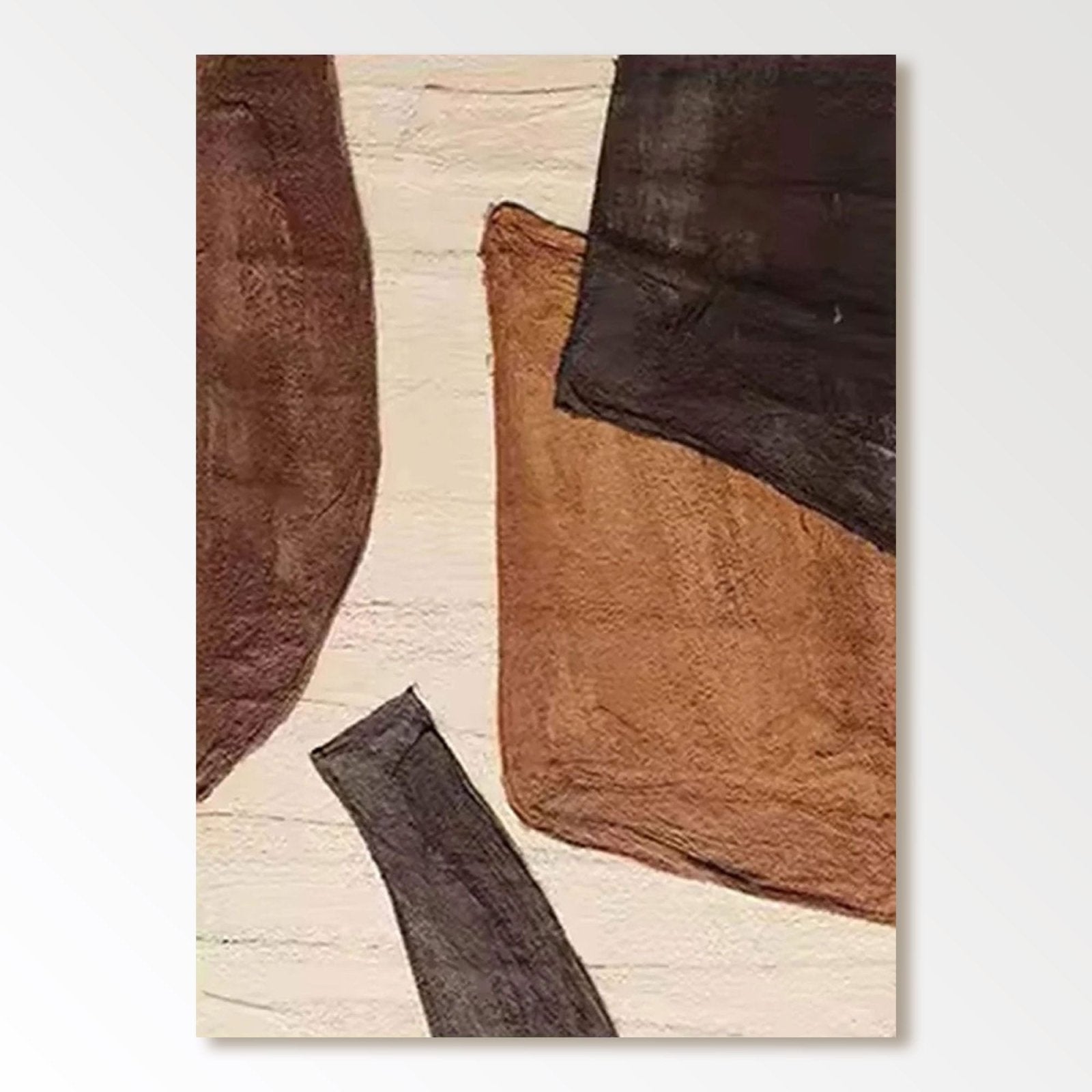 Modern Abstract Painting - Brown Tones #TC 163