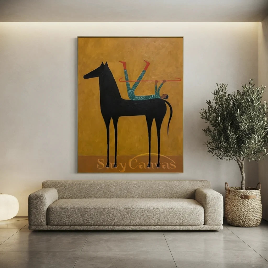 Vintage Style Folk Textured Americana Wall Art #SS 306