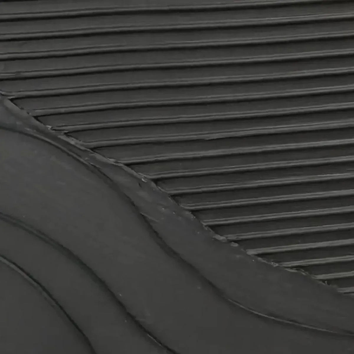 Minimalist Black 3D Texture Wall Art | Modern Monochrome Canvas #AA 428