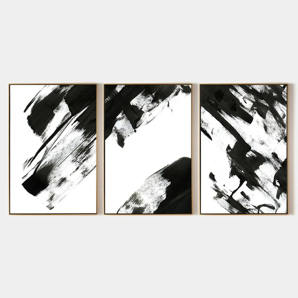 Modern Calligraphy Abstract Art | Set of 3 Paintings #AA 190