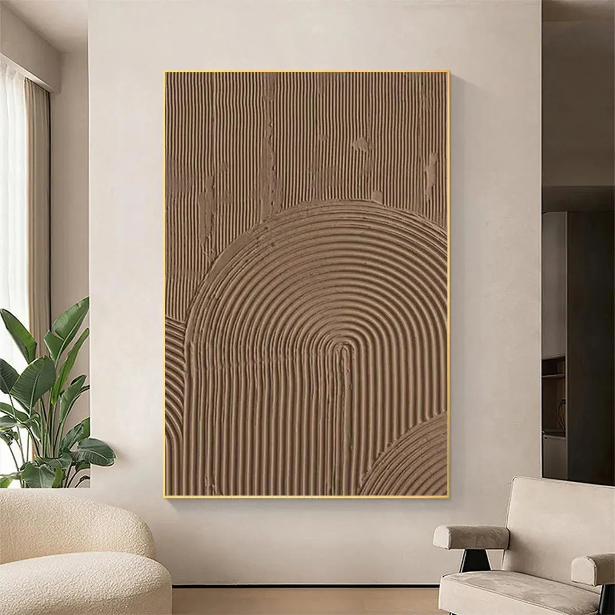  Boho Abstract Arch Wall Art | Minimalist Geometric Line Print