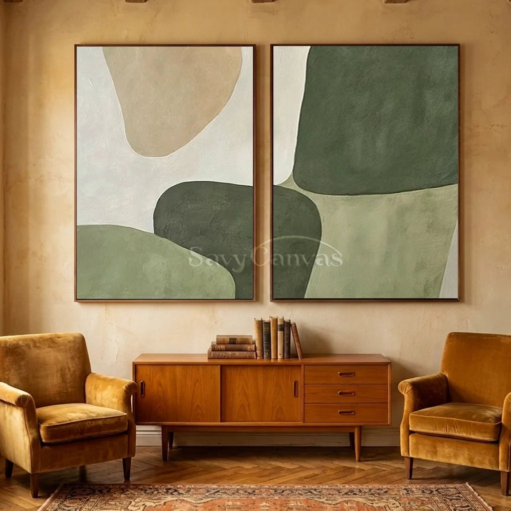 Beige-&-Green-Abstract-Wall-Art-Set-of-2-for-boho-wall-decor-01.webp