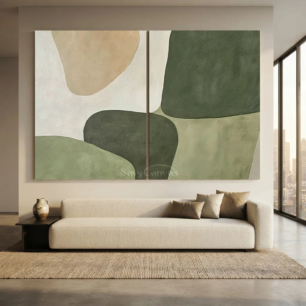 Beige-&-Green-Abstract-Wall-Art-Set-of-2-for-large-wall-04.webp