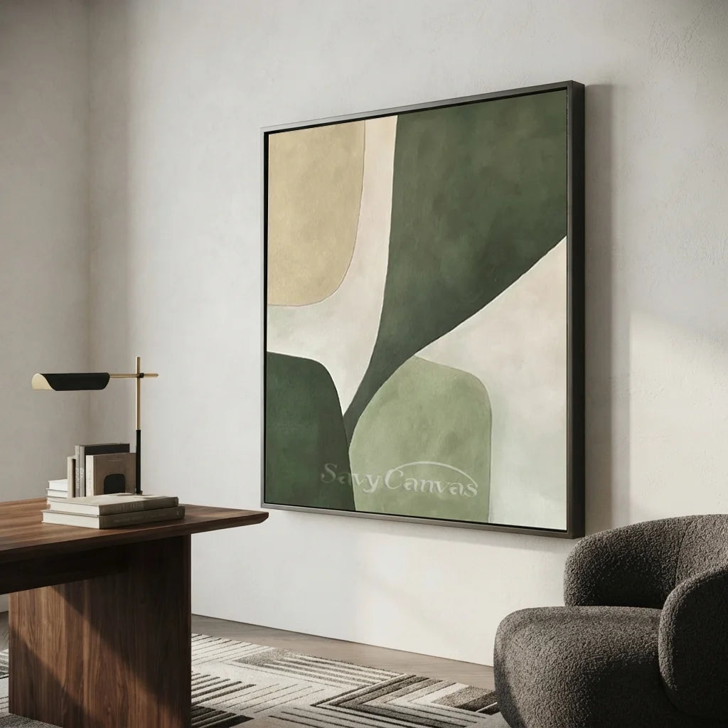 Beige-&-Green-Abstract-Wall-Art-for-minimalist-wall-04.webp