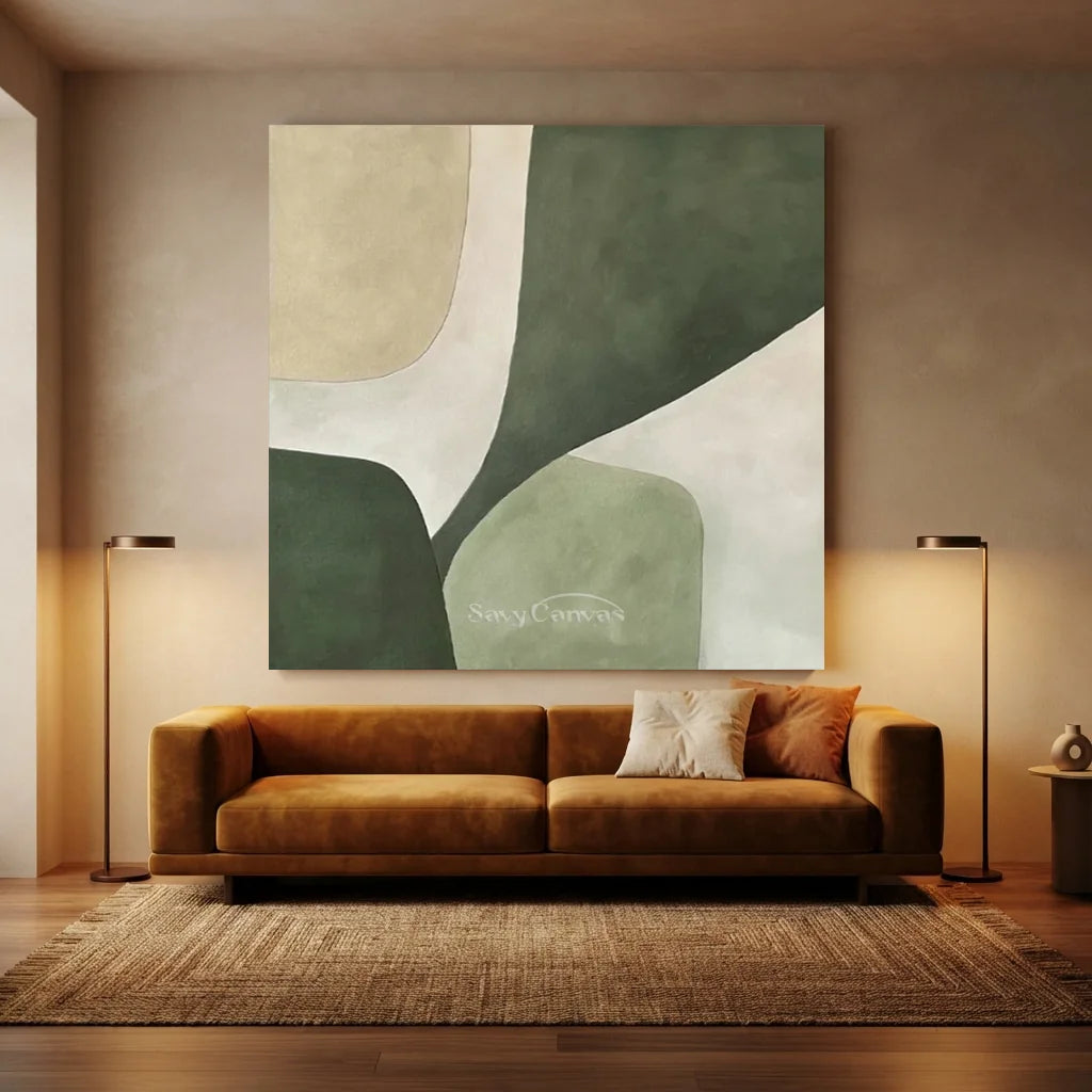 Beige-&-Green-Abstract-Wall-Art-for-modern-living-room-05.webp