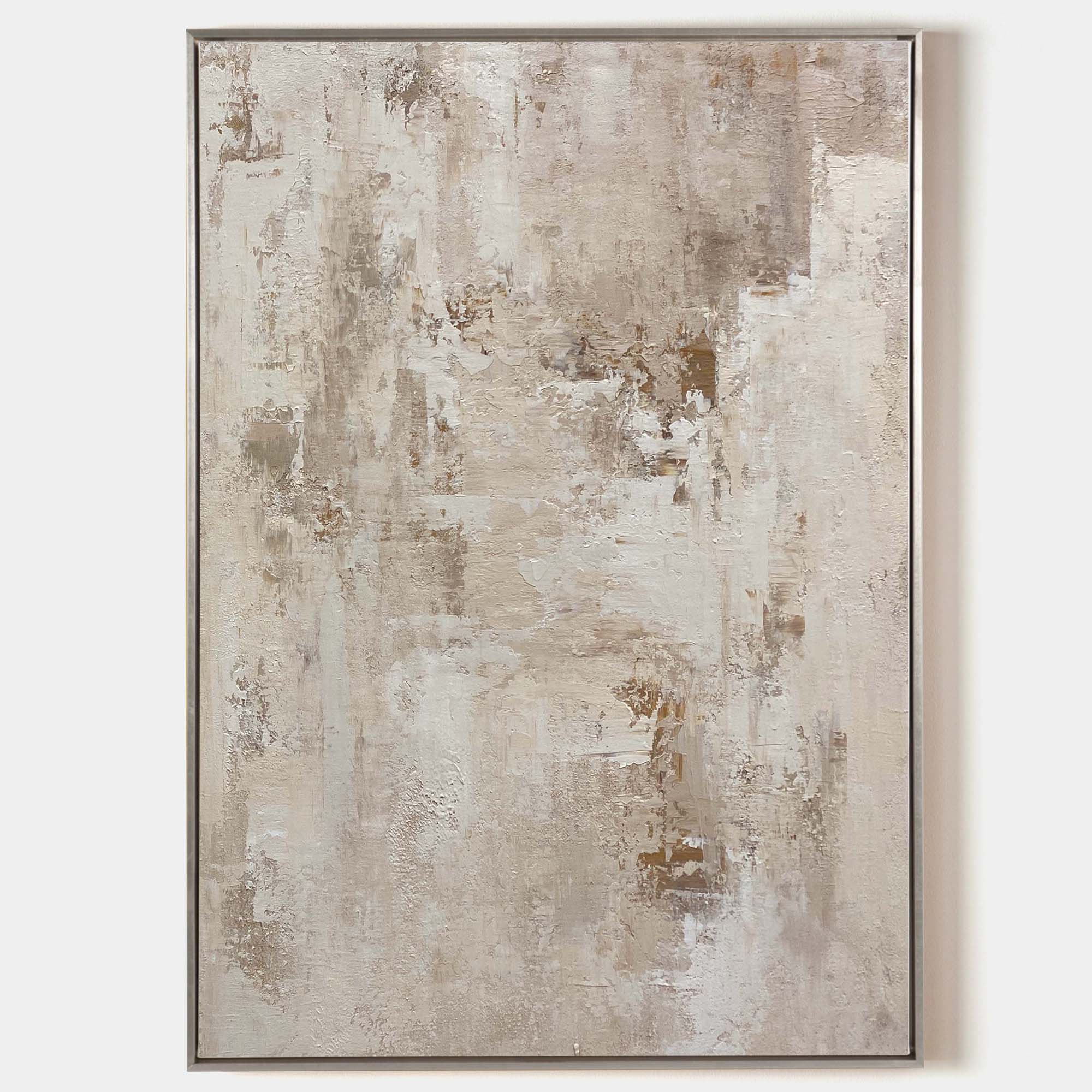 Wabi-Sabi Textured Painting | Japandi Minimalist Art #AA 302