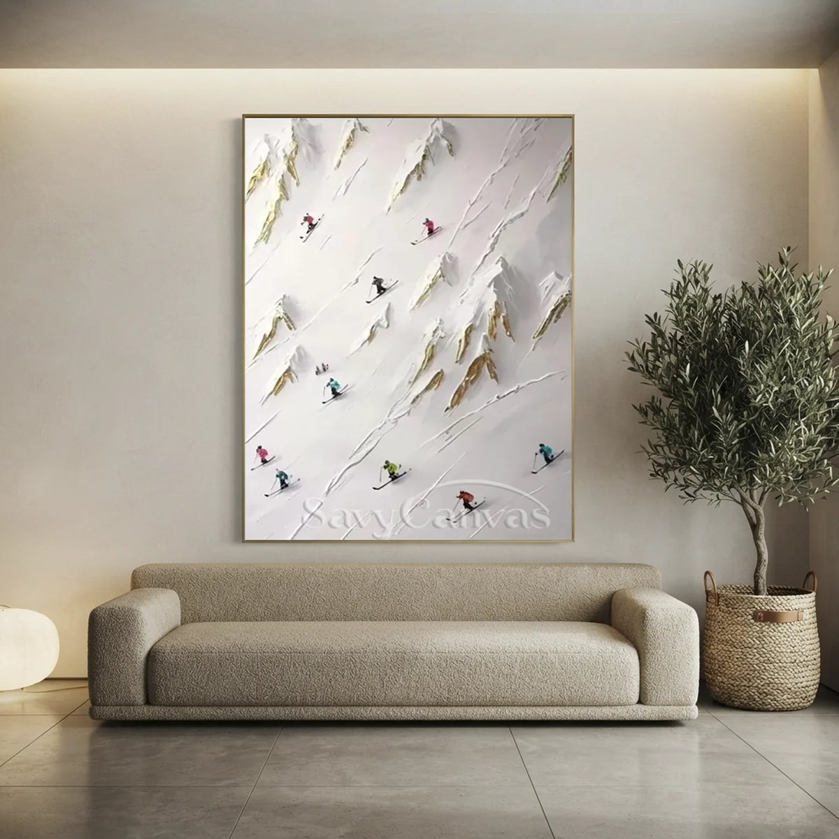Beige_Skiing_Sports_Art_Textured_Painting_Canvas-for-modern-living-room2-01.webp