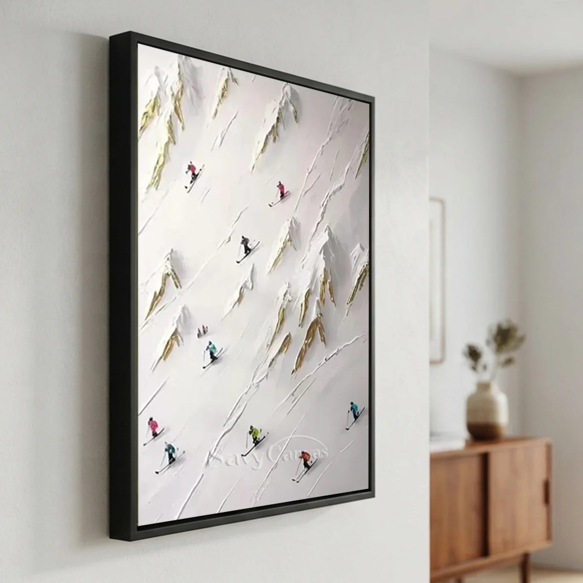 Beige_Skiing_Sports_Art_Textured_Painting_Canvas-for-room-05.webp