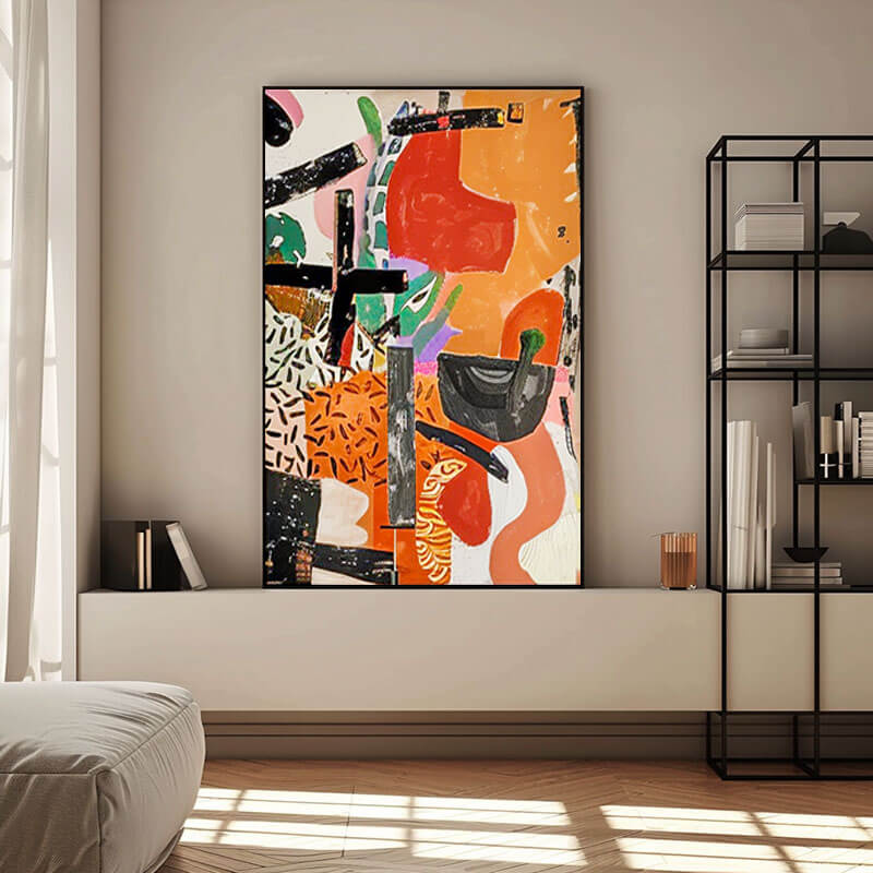 Neo-Expressionist Abstract Art | Street Art Style Painting #AA 305