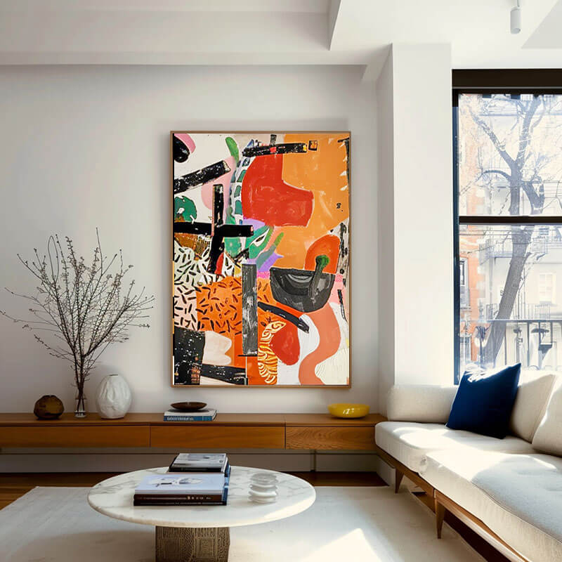 Neo-Expressionist Abstract Art | Street Art Style Painting #AA 305