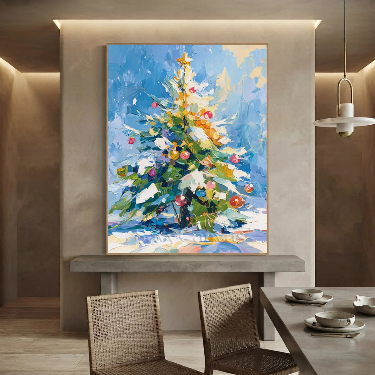 Bright-Christmas-Tree-Oil-Painting-for-elegant-restaurant2-09.webp