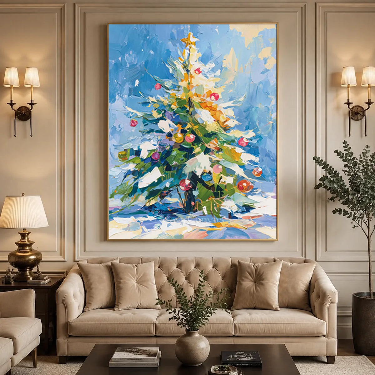 Bright-Christmas-Tree-Oil-Painting-for-living-room-07.webp