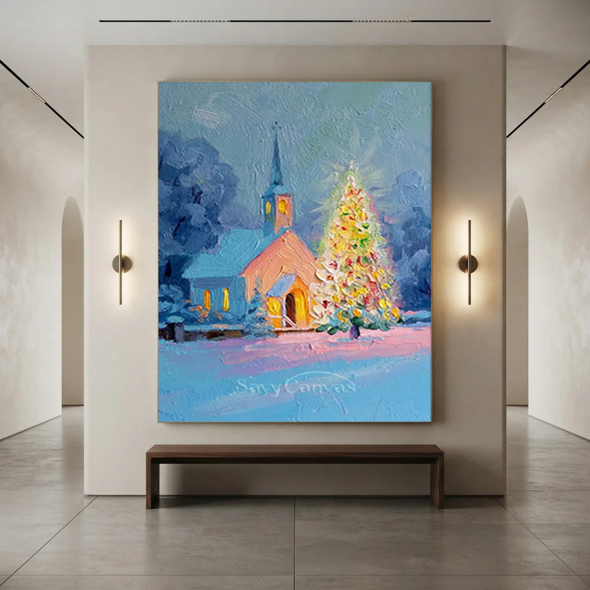 Christmas-Church-Oil-Painting-for-art-corridor-07.webp