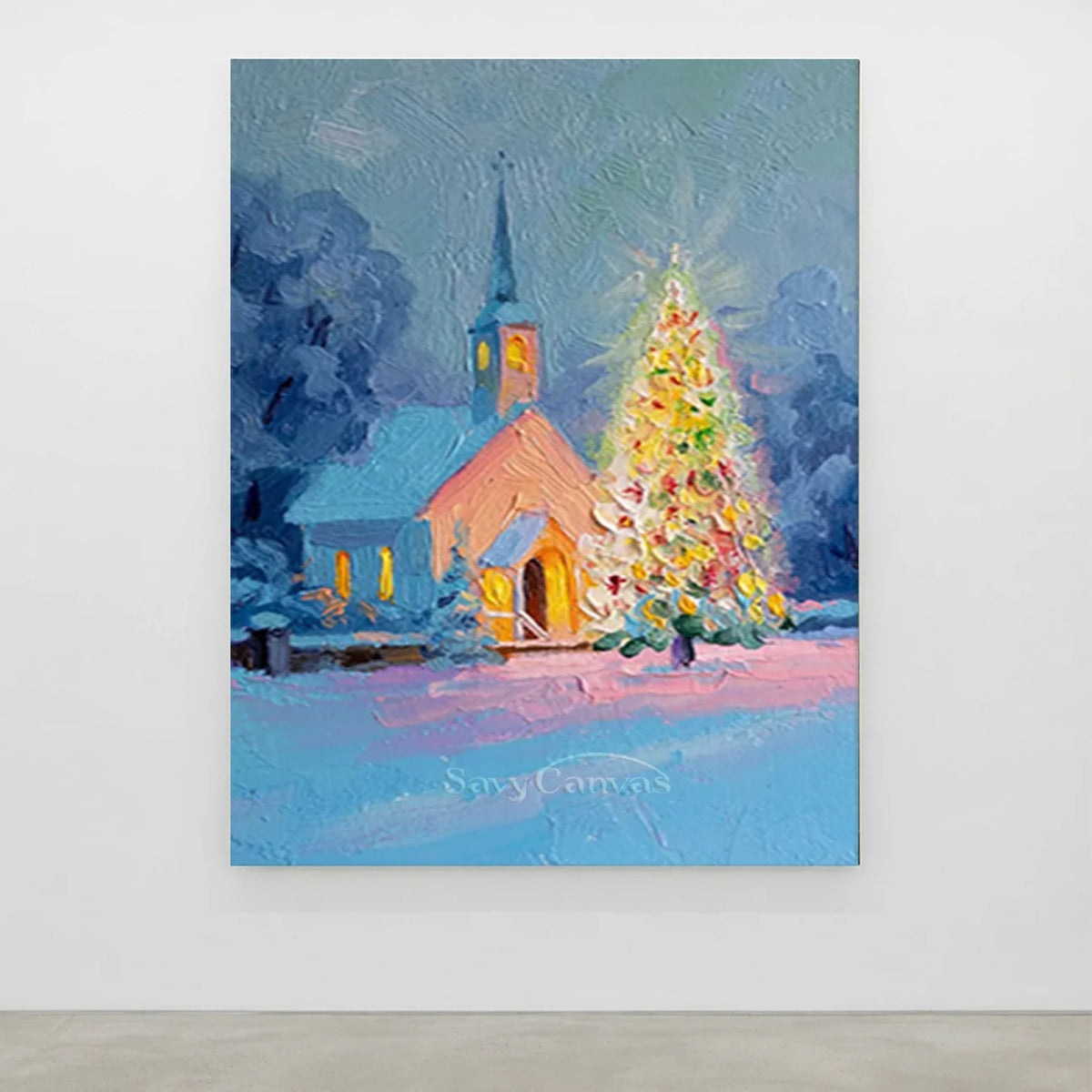 Christmas-Church-Oil-Painting-for-minimalist-gallery-decor-09.webp