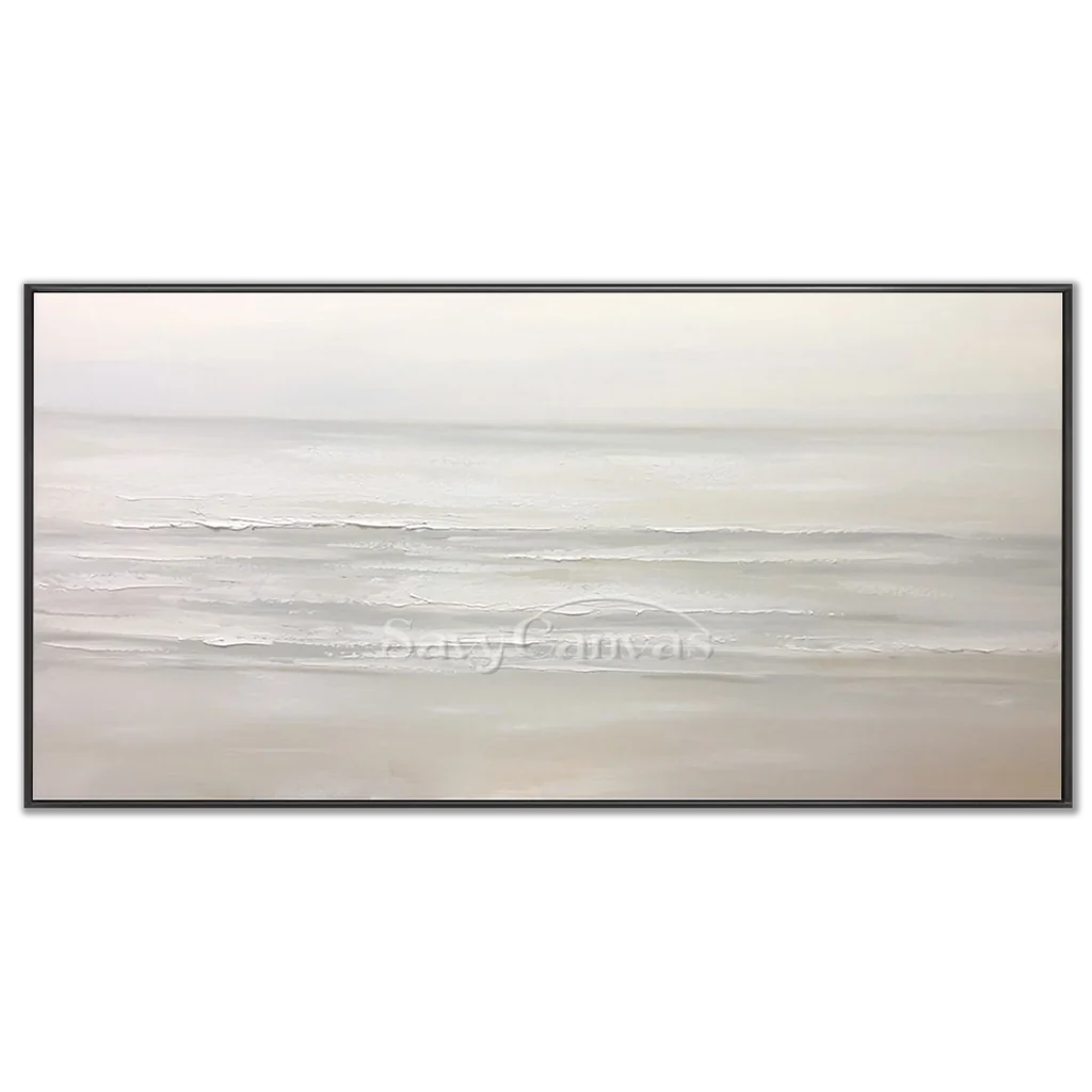 Textured Ocean Wave Painting | Original Coastal Landscape Canvas Art #TB 089
