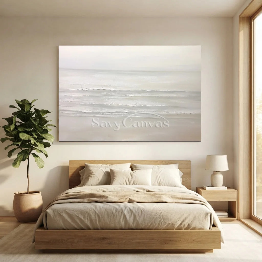 Textured Ocean Wave Painting | Original Coastal Landscape Canvas Art #TB 089