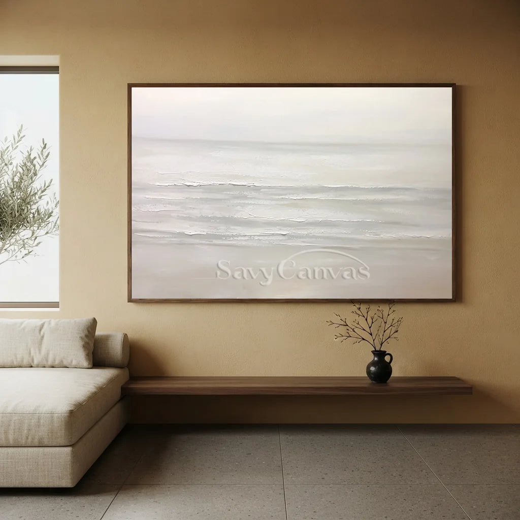 Textured Ocean Wave Painting | Original Coastal Landscape Canvas Art #TB 089
