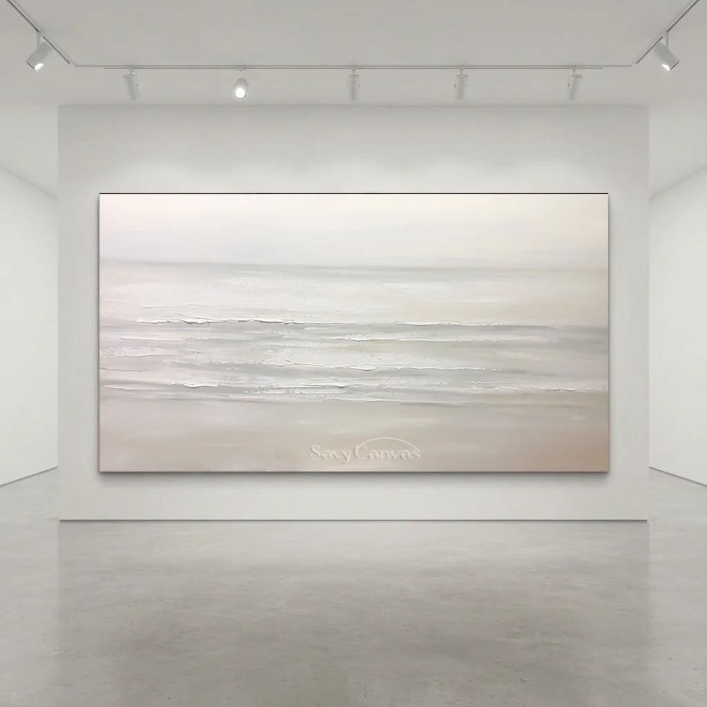 Textured Ocean Wave Painting | Original Coastal Landscape Canvas Art #TB 089