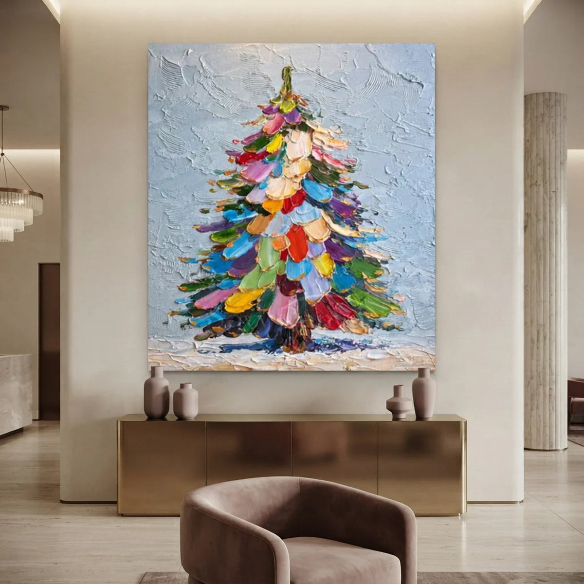 Colorful-Christmas-Tree-Oil-Painting-for-hotel-03.webp