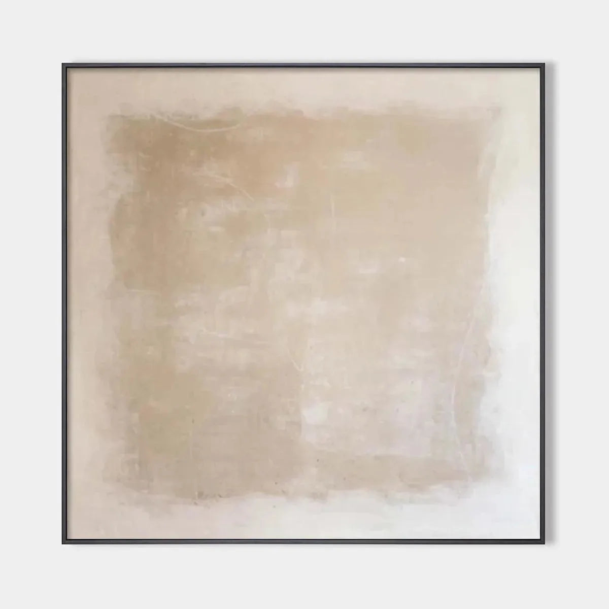 Beige and Cream Abstract Wall Art | Warm Neutral Minimalist Canvas #AA 325