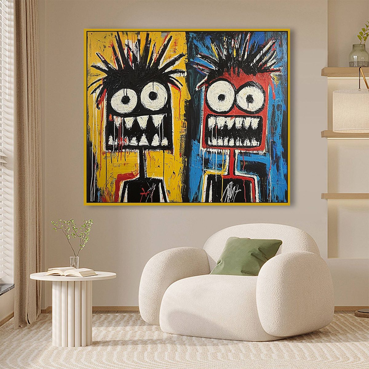 Graffiti Style Canvas Art | Urban Contemporary Painting