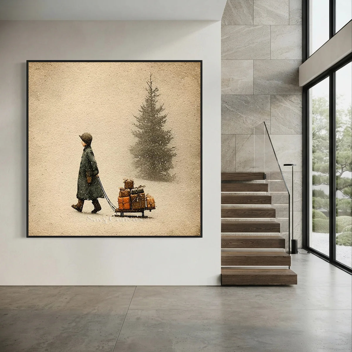 Dark-Moody-Christmas-Art-for-large-Staircase-wall-06.webp