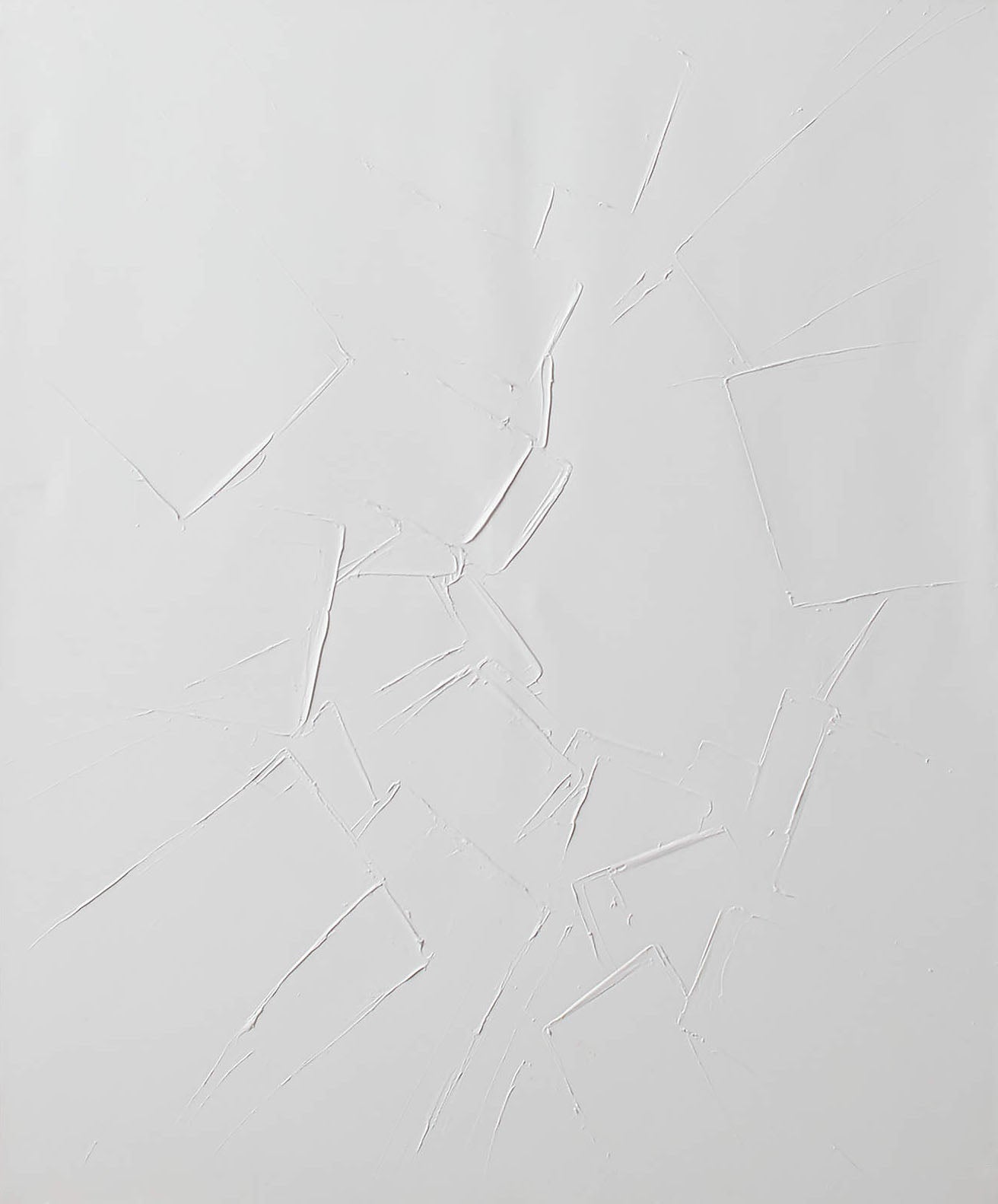 Large Minimalist White Textured Abstract Wall Art #TC 125