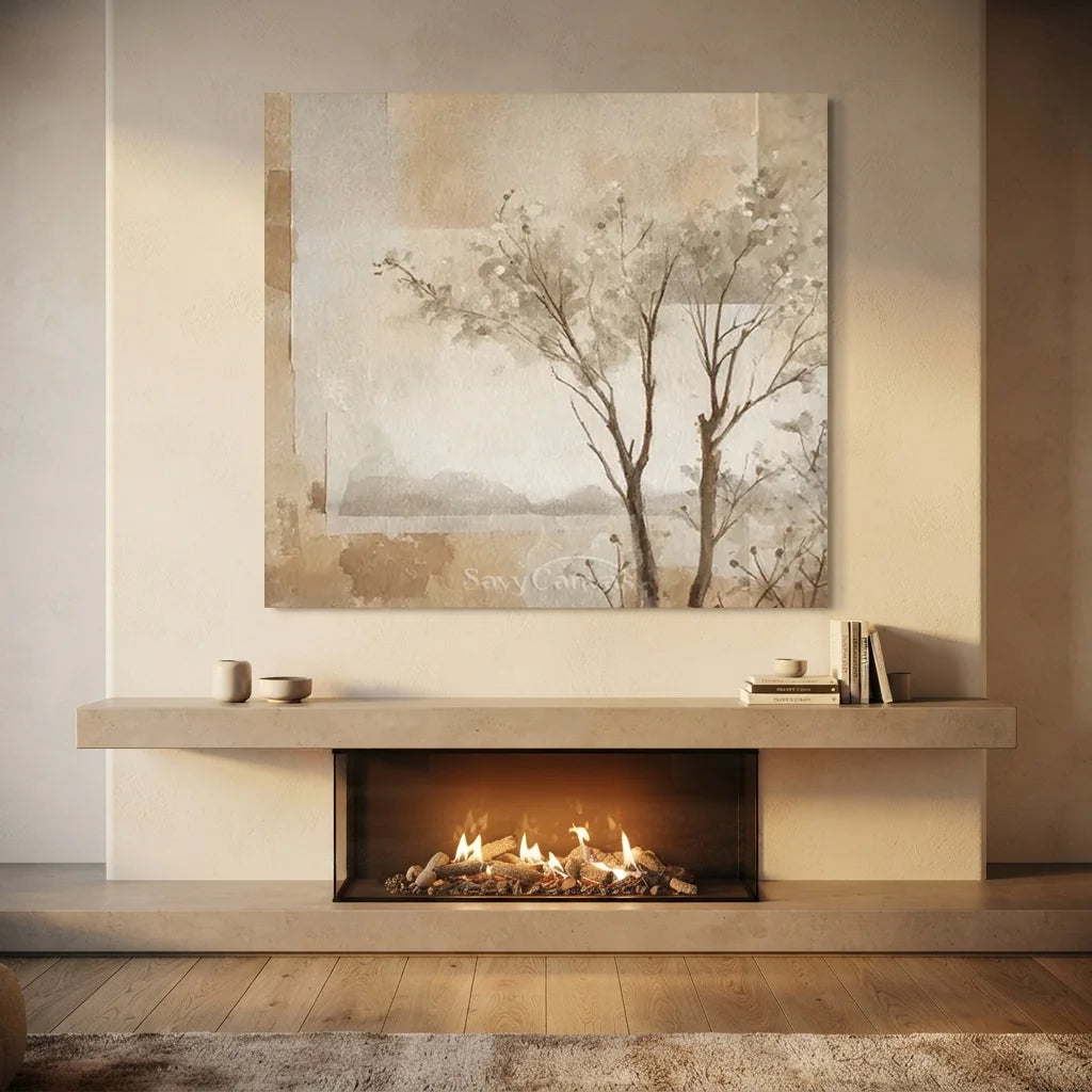 Flower-&-Tree-Abstract-Canvas-for-fireplace-05.webp