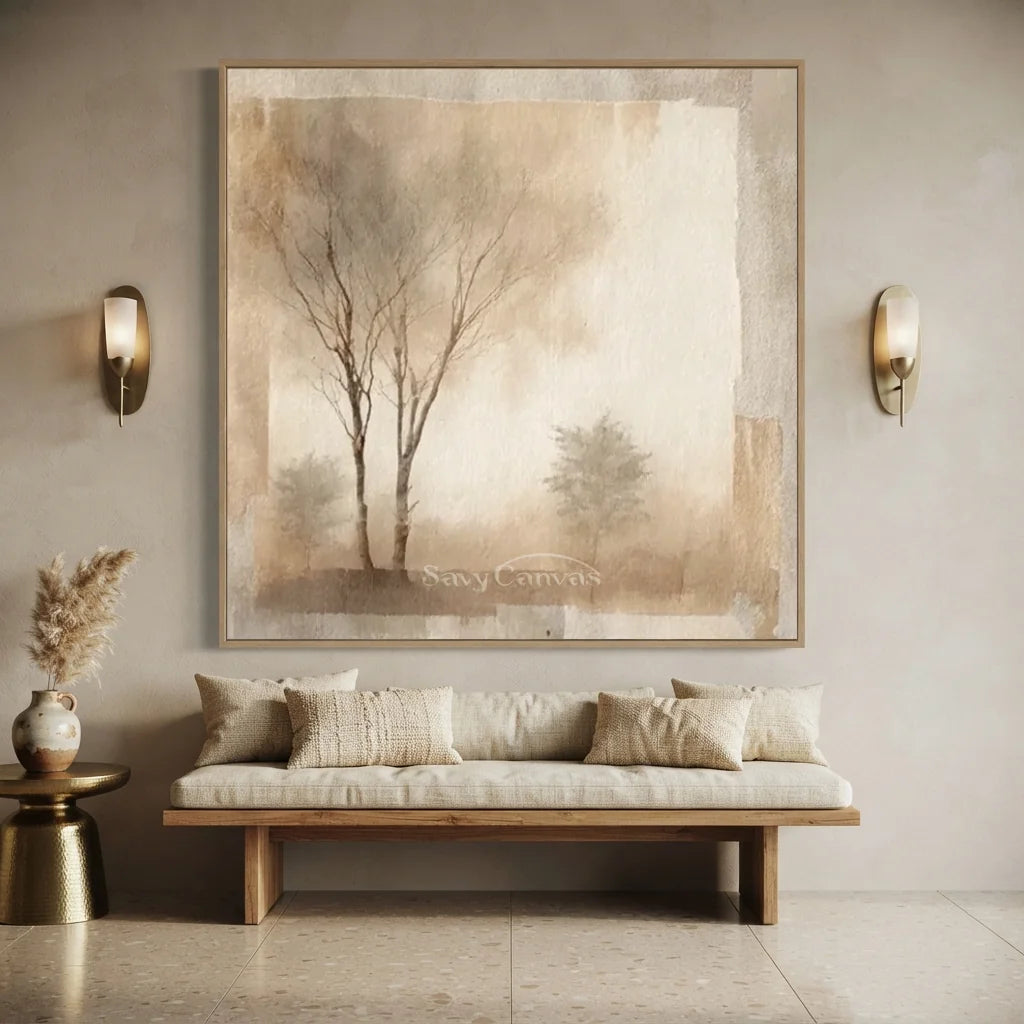 Flower-&-Tree-Abstract-Painting-for-Minimalist-entryway-10.webp