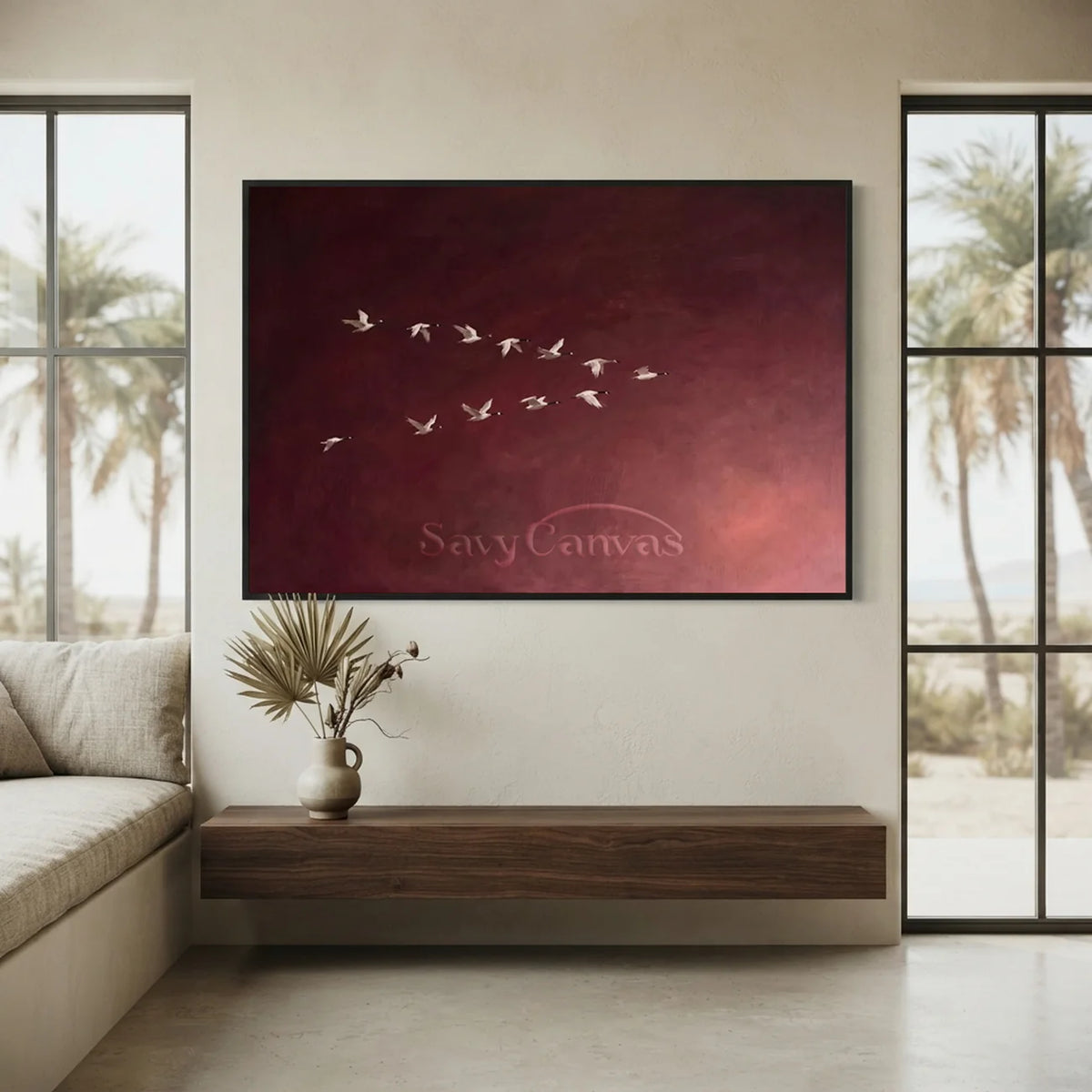 Goose-Painting-for-wall-between-window-08.webp