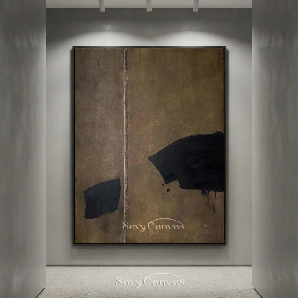 Hand-Painted Abstract  canvas Art - Modern Oil Painting #JJ 011