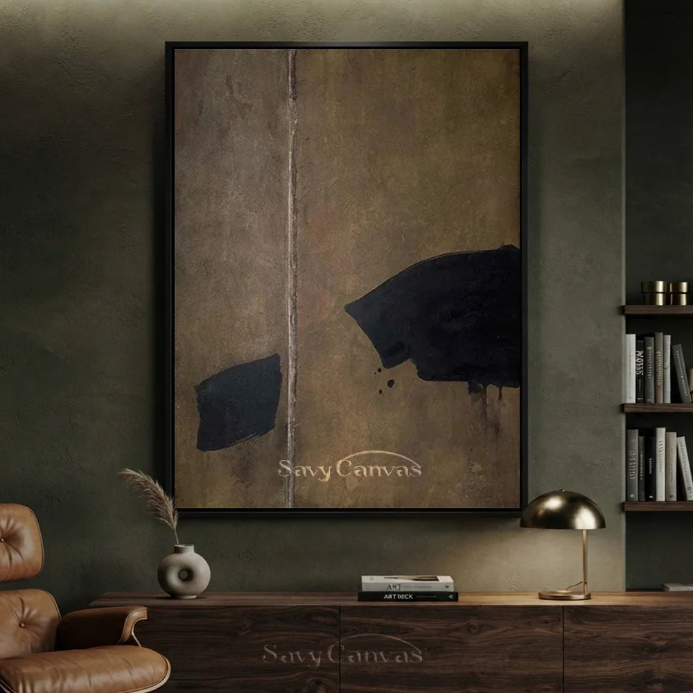 Hand-Painted Abstract  canvas Art - Modern Oil Painting #JJ 011