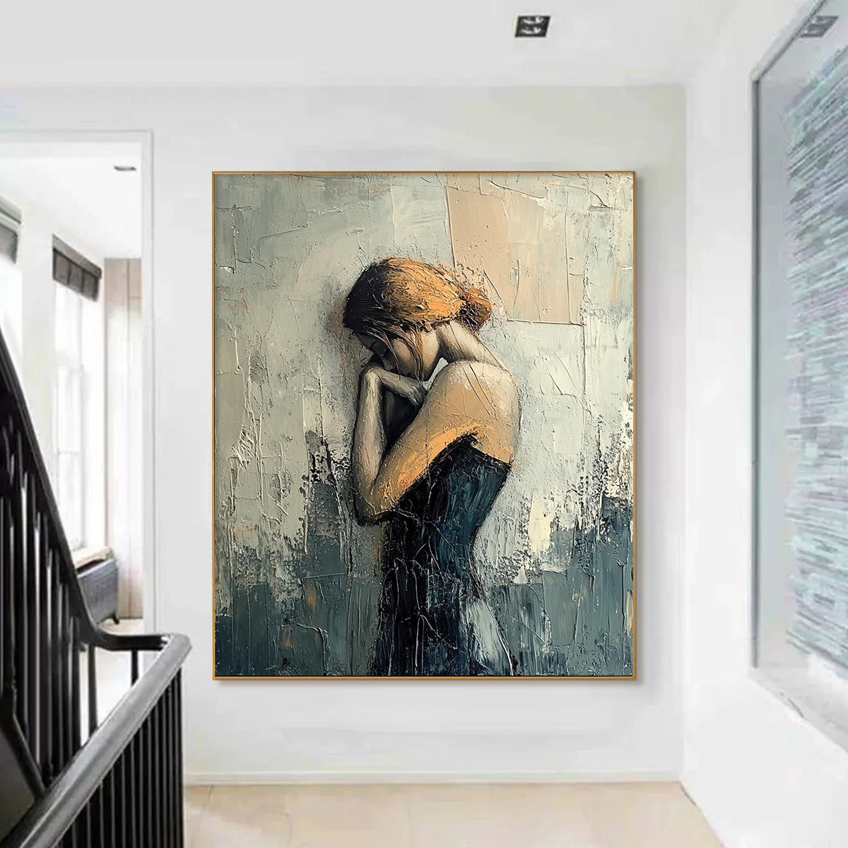Modern Abstract Woman Art | Expressive Figurative Painting