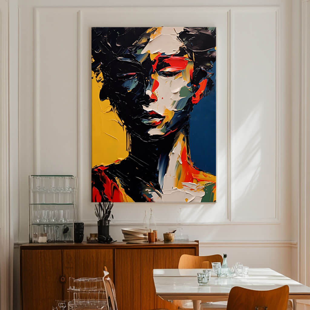 Large Statement Wall Art | Abstract Painting for Living Room