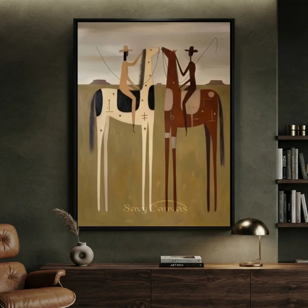Handmade Surreal Western Oil Painting #SS 323