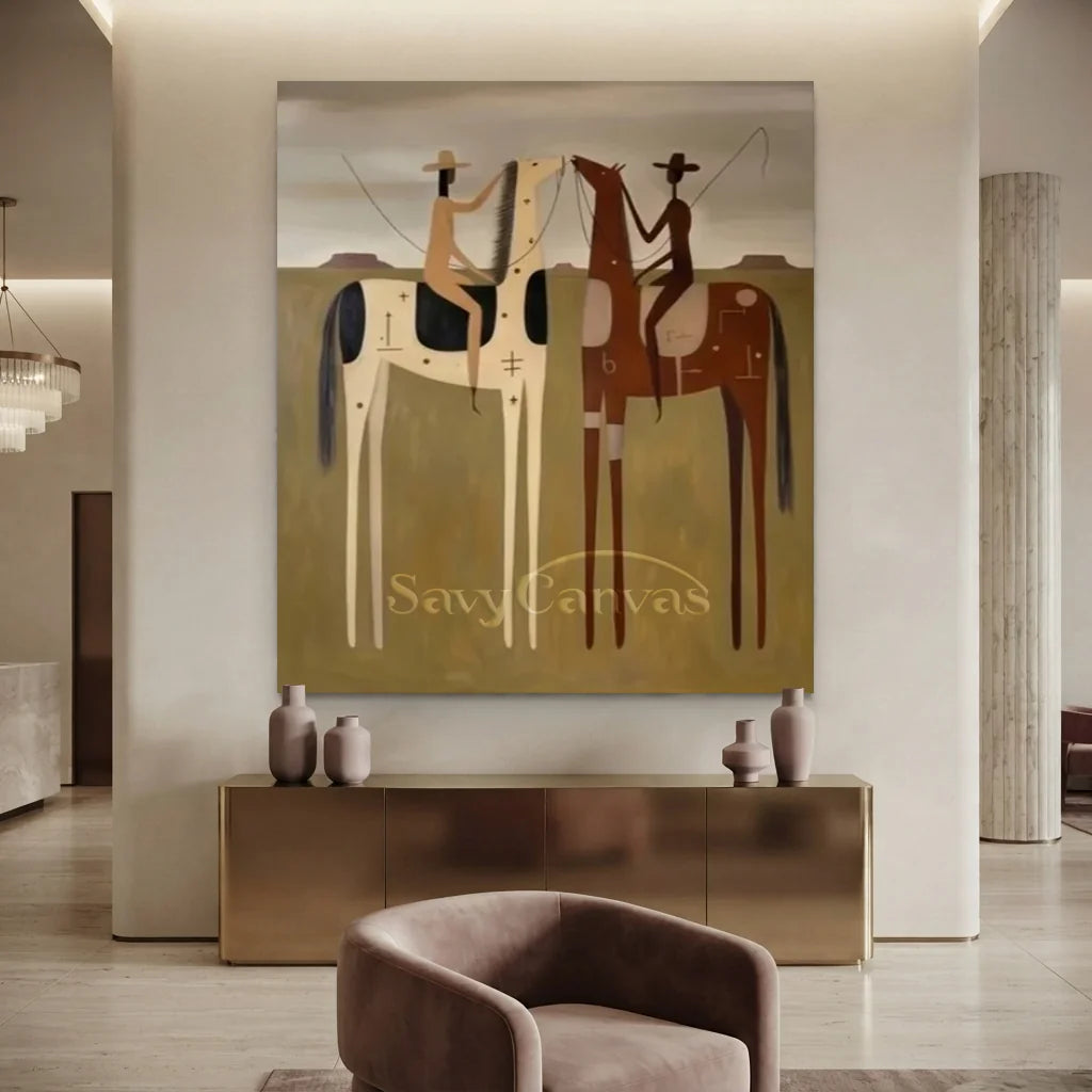 Handmade Surreal Western Oil Painting #SS 323